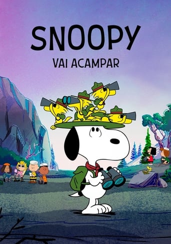 Snoopy Vai Acampar 
